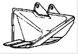 trapezoidal bucket